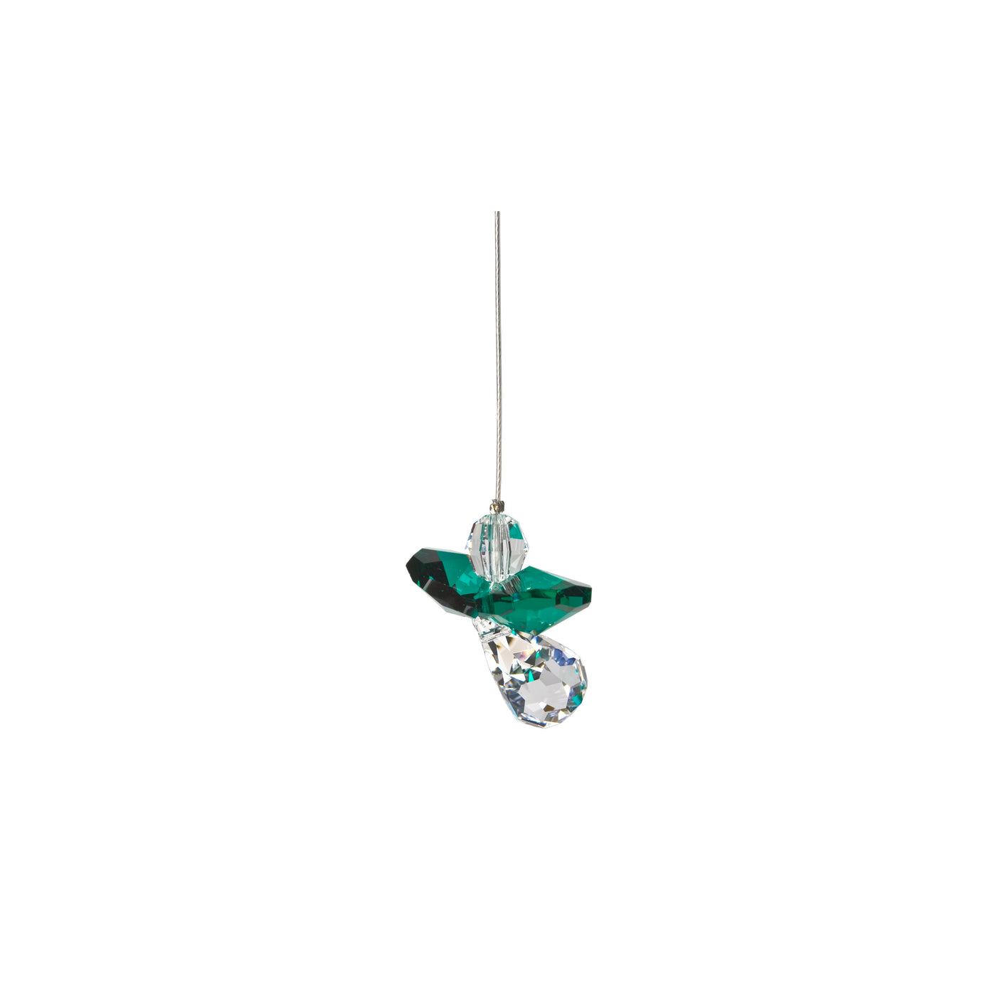Angel Suncatcher - Emerald - Thoughtful Mementos | Healing Hearts Journey