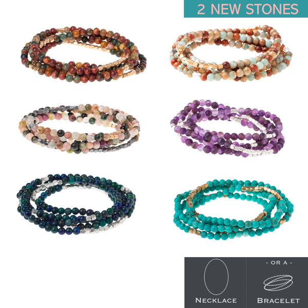 Stone Wrap Bracelet/Necklace