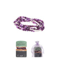 Stone Wrap Bracelet/Necklace - Amethyst - Unique Keepsakes | Healing Hearts Journey