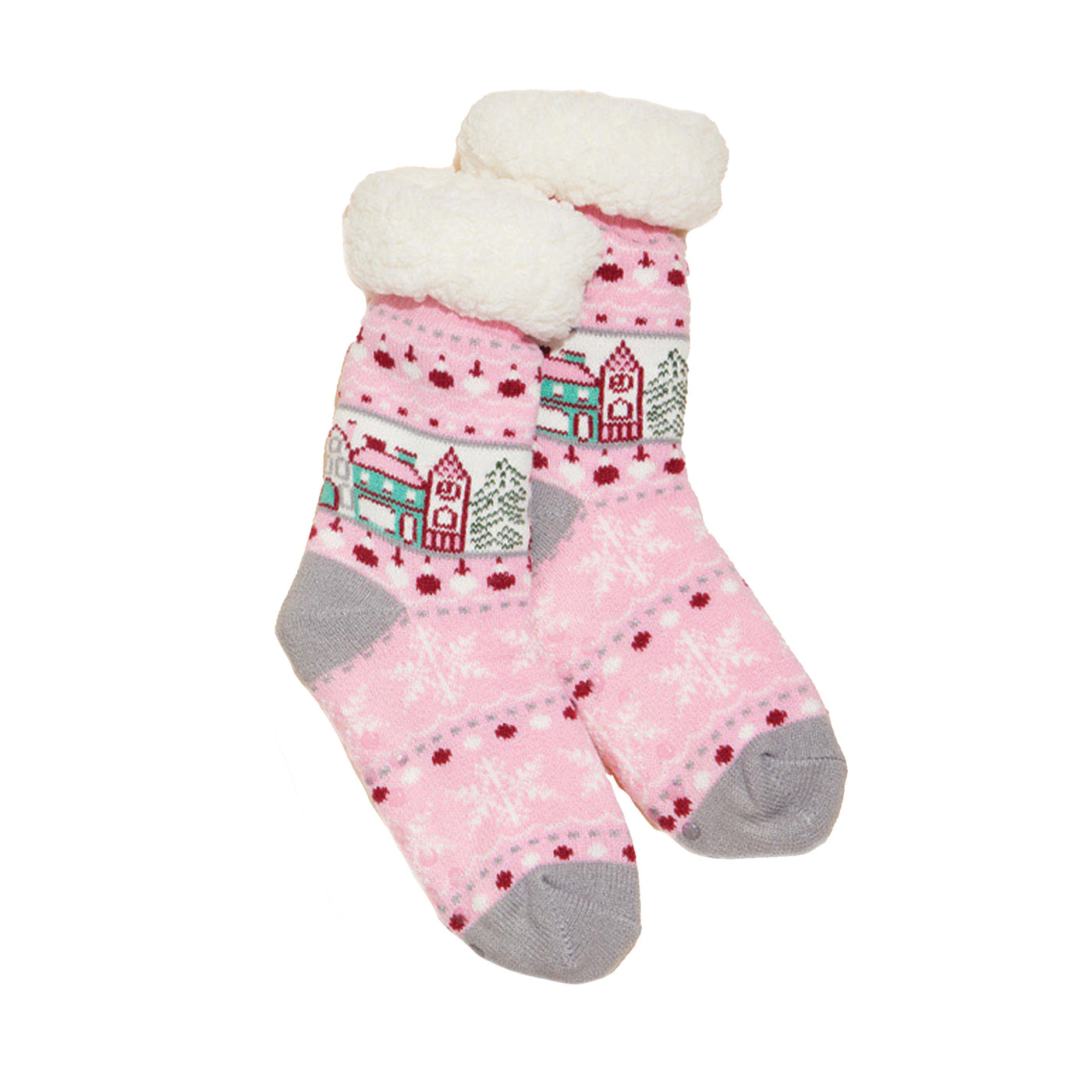 Fuzzy Christmas Socks (1 pair)