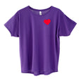 Hope Flows Tee Kit - Heart Patch & Stitching Kit - Heal the Hole in Your Heart - Peaceful Purple - Ready to Love Red - Healing Hearts Journey | Unique Sympathy Gifts & Thoughtful Condolences Keepsakes