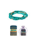 Stone Wrap Bracelet/Necklace - Turquoise - Memorable Mementos | Healing Hearts Journey